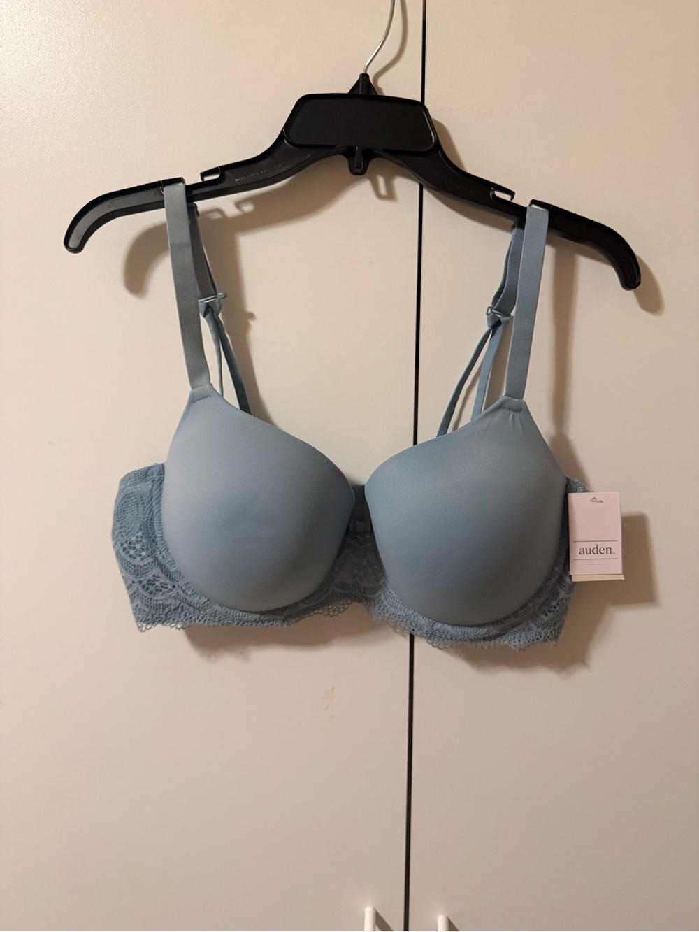 Auden Dusty Blue Lace T-Shirt Bra